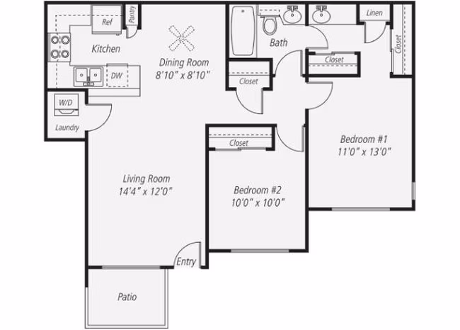Unit 2145 2145 floor plan